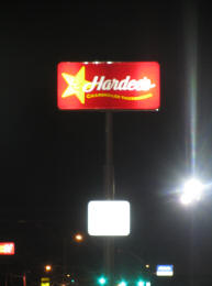 Hardee's Pole Sign Main ID with Outage